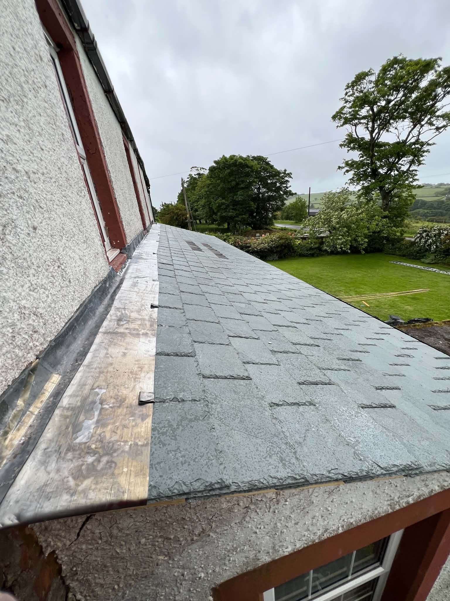 Roofing work