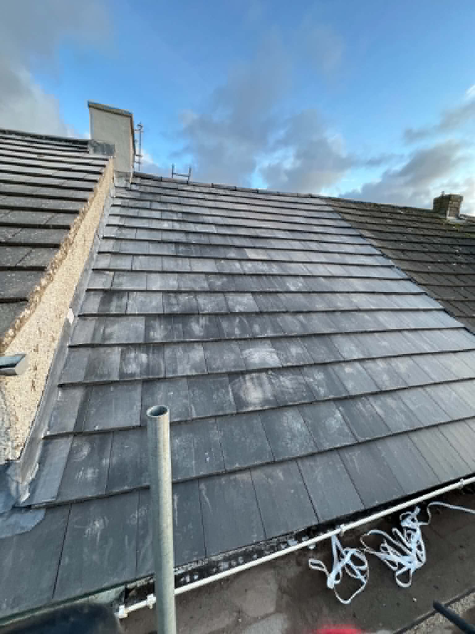 Roofing work