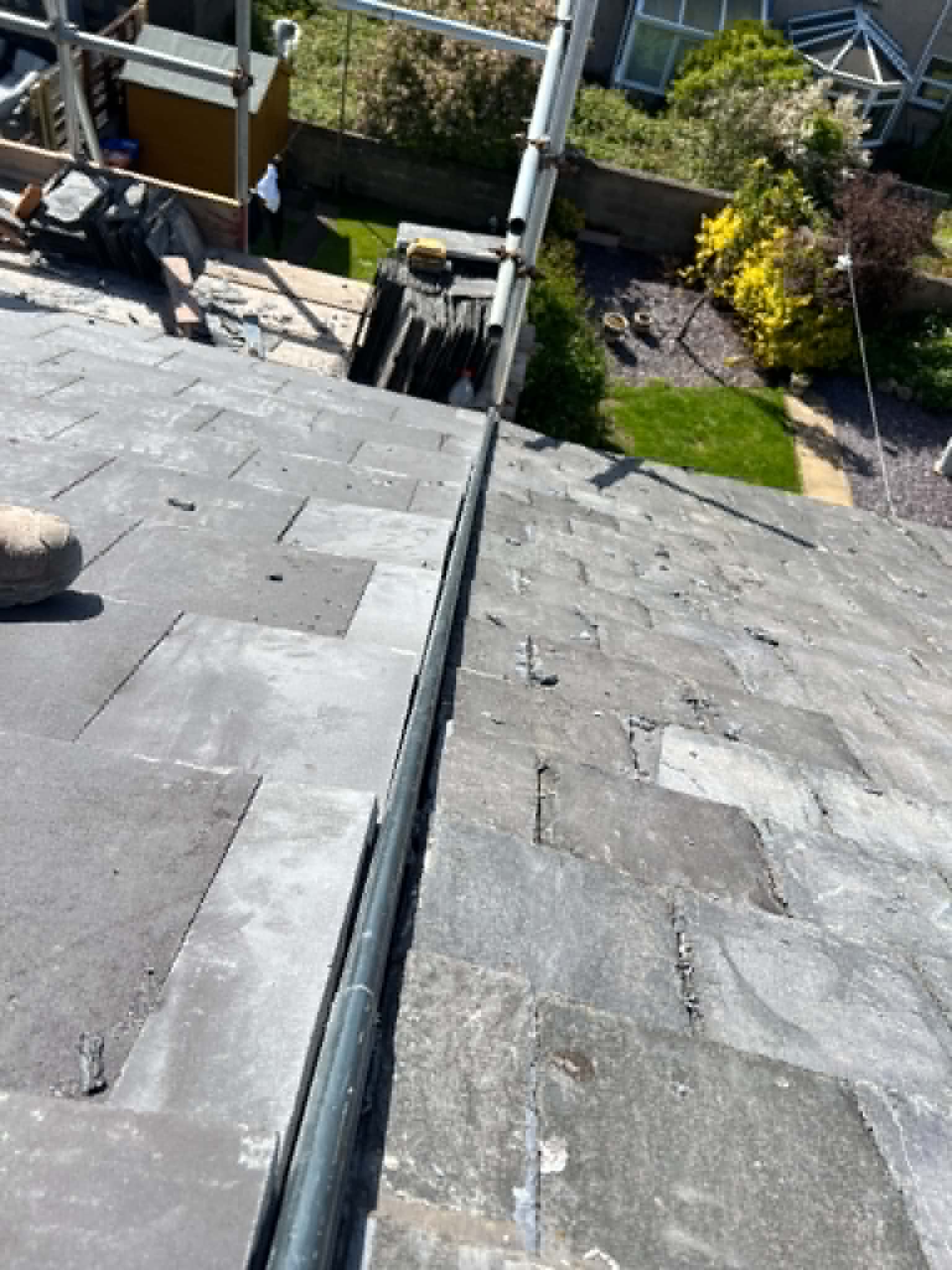 Roofing work