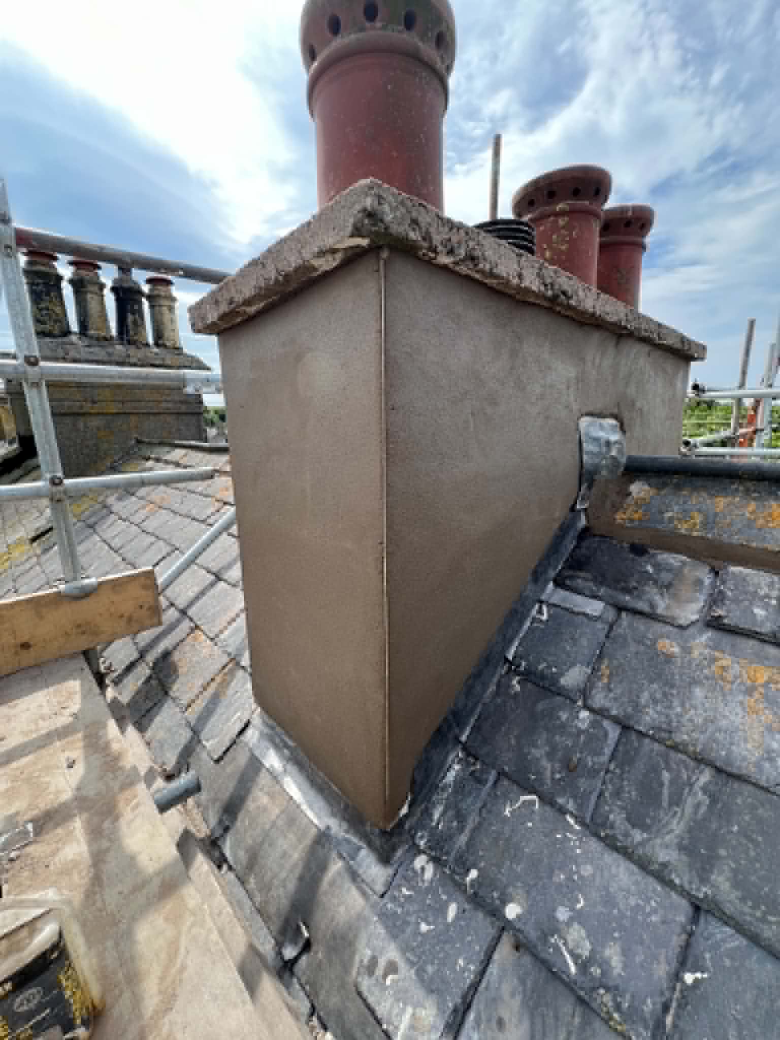 Roofing work